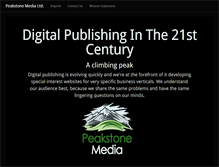Tablet Screenshot of peakstonemedia.com